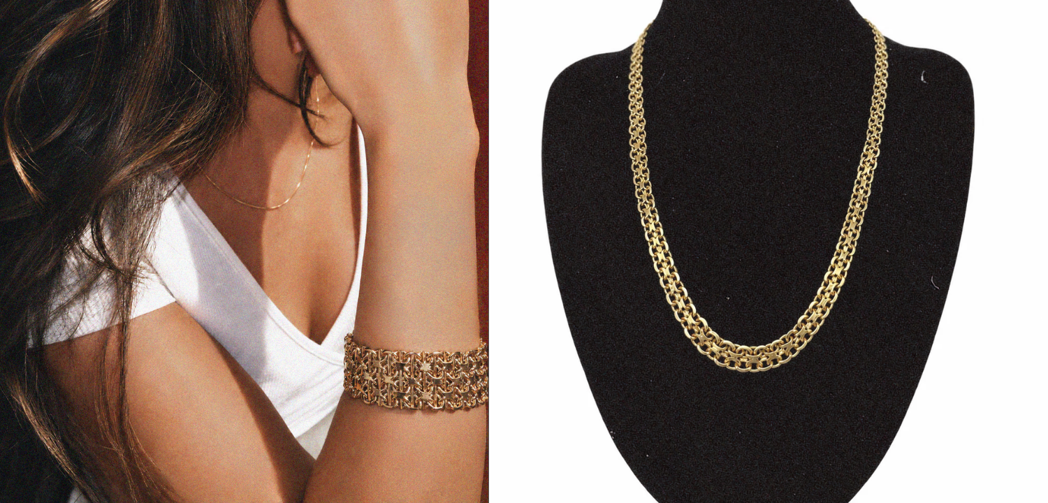 X-länk i guld – Allt om armband och halsband